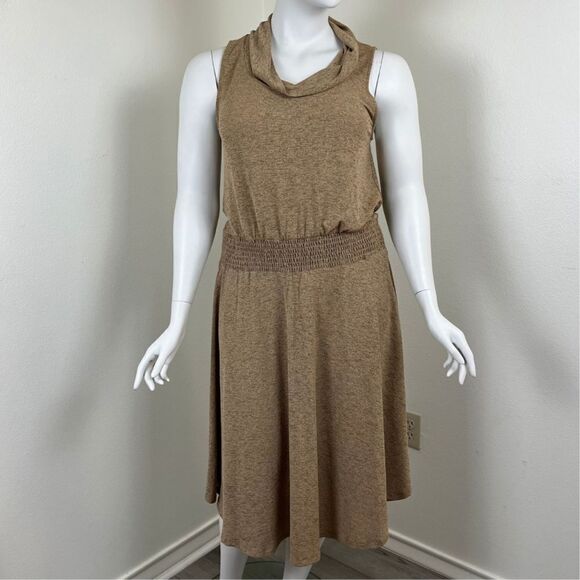 Soft Surroundings Womens Size L Tall Kerry Cowl Neck Swing Midi Pullover Dress - Picture 14 of 17
